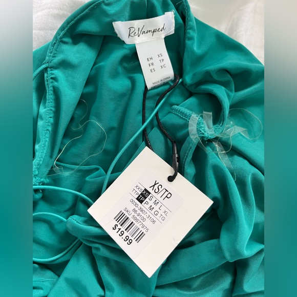 Turquoise mini dress - Picture 5 of 8